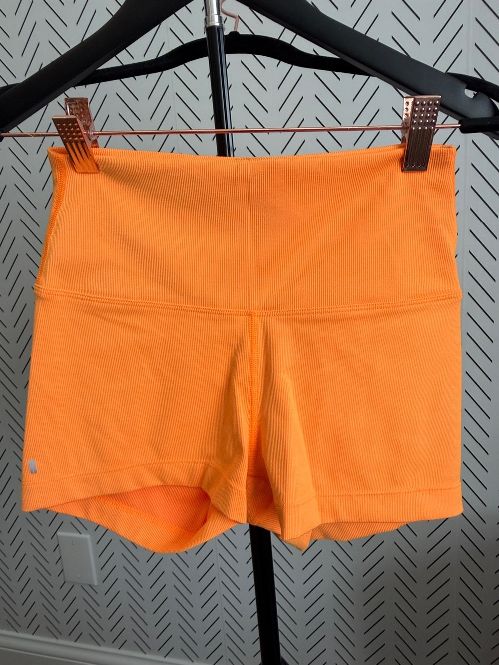 NOBULL High-Rise Neon Orange Bike Shorts